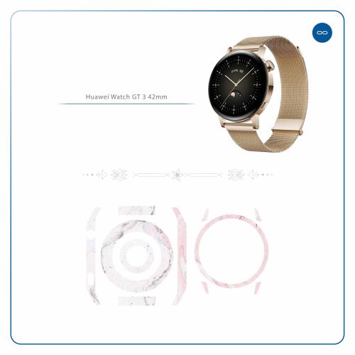 Huawei_Watch GT 3 42mm_Blanco_Pink_Marble_2